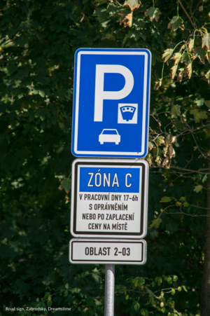 Residential parking using the "Flower" model (Brno, Czechia)